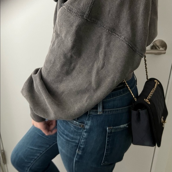 Chanel Mademoiselle Classic Quilted Satin Grosgrain Small Crossbody Flap Bag - Picture 5 of 16